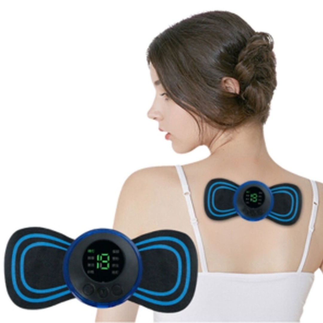 Mini Massageador Elétrico Portátil Cervical USB