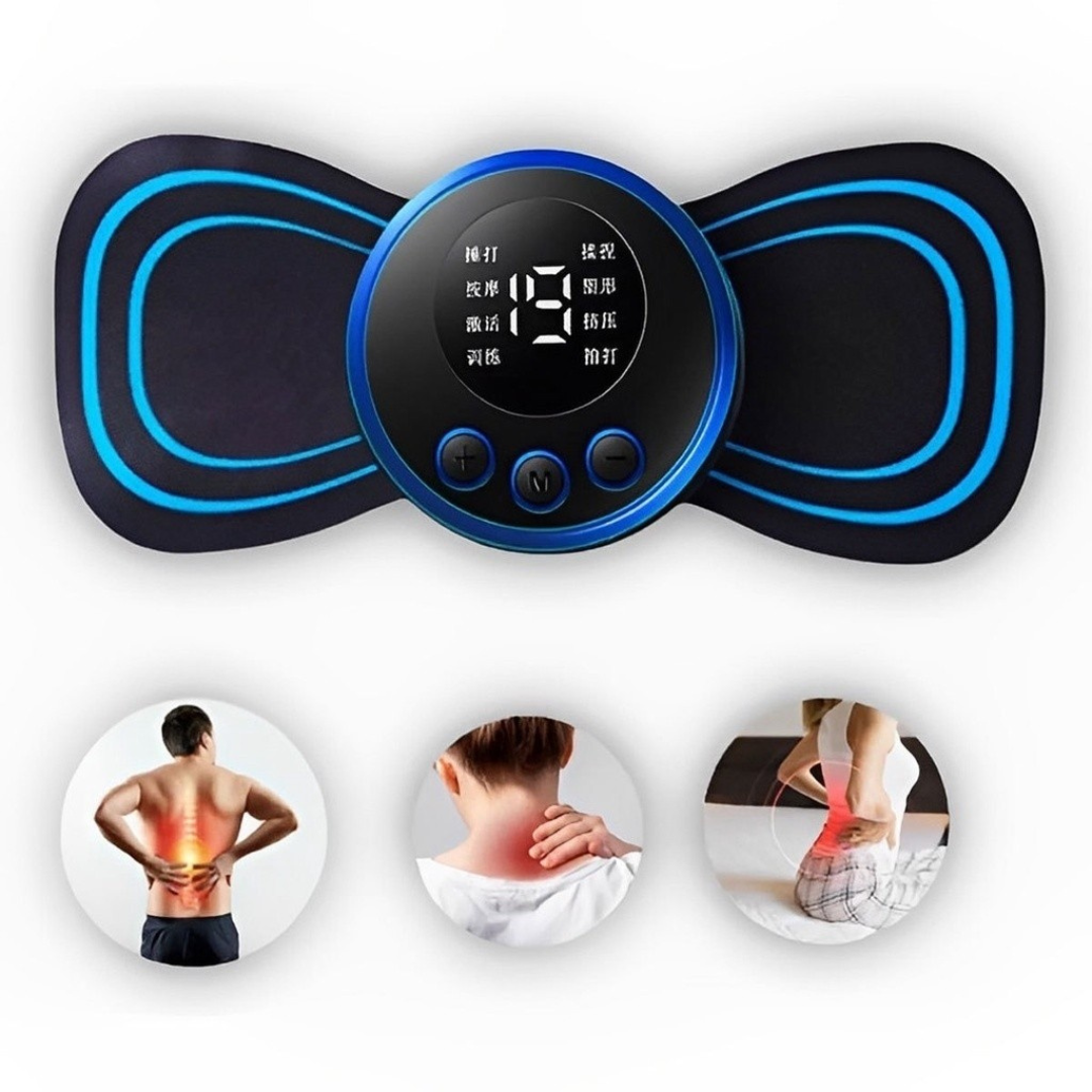 Mini Massageador Elétrico Portátil Cervical USB