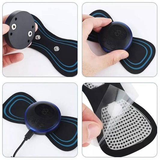 Mini Massageador Elétrico Portátil Cervical USB