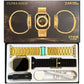 Relógio Smartwatch Gold Bw15 Ultra Max 2 Pulseira Masculino(Normal)-Dourado/Preto